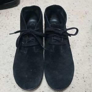 Cole Haan suede short boots